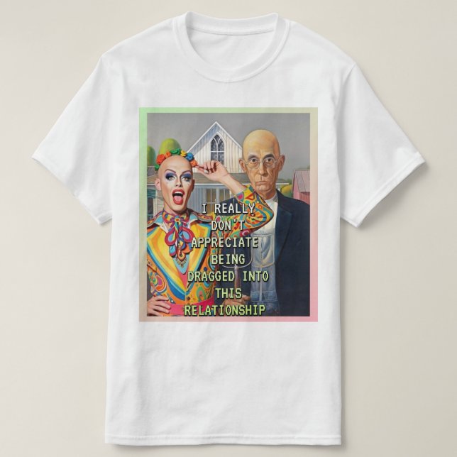 T-SHIRT AMERICAN GOTHIC REVISITED (Design devant)