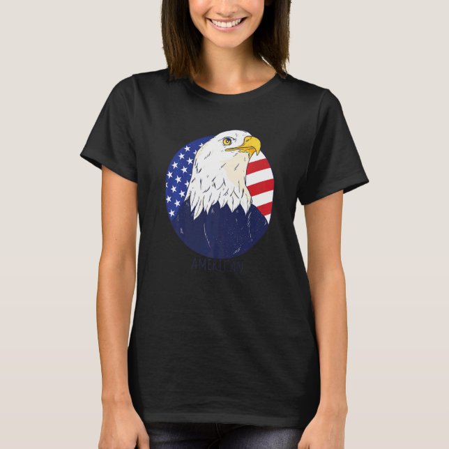 T-shirt American Graphic Independence Day 1 (Devant)