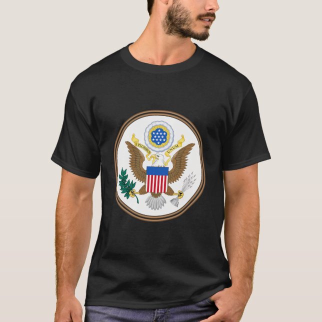 T-shirt American Great Seal E Pluribus Unum États-Unis (Devant)