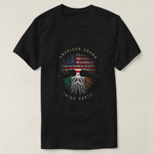 T-shirt American Groove Irish Roots Irlande ST Patrick Day