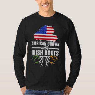 T-shirt American Grosse Avec Des Racines Irlandaises USA I