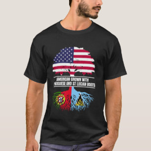 T-shirt American Grosse avec drapeau Patrimoine portugais