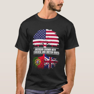T-shirt American Grosse avec drapeau Patrimoine portugais