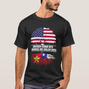 T-shirt American Grosse avec le drapeau héritage vietnamie
