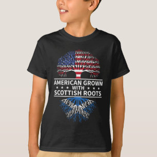 T-shirt American Grosses Scottish Roots Scotland Cadeau