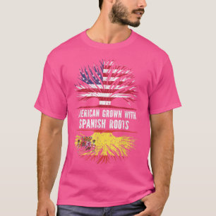 T-shirt American Grotte avec racines espagnoles USA Drapea