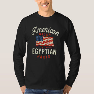 T-shirt American Grown with Egyptian Parts Patriotic Natio