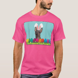 T-shirt American Hairless Terrier w Bunny Ears
