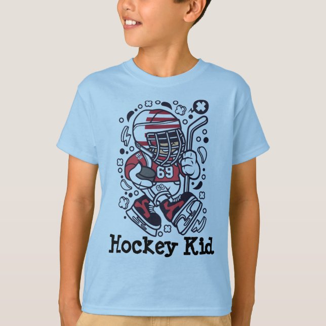 T-shirt American Hockey Kid (Devant)