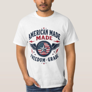 T-shirt American Made Freedom Grade Patriotique