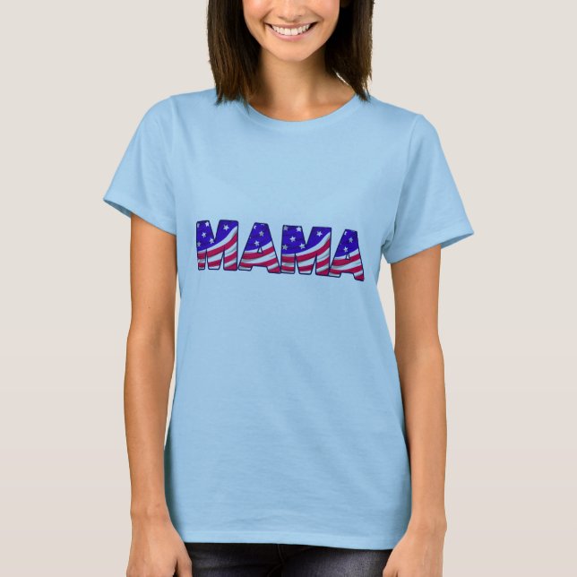 T-shirt American Mama (Devant)
