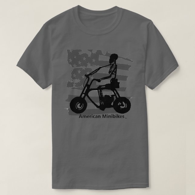 T-shirt American Minibikes  (Design devant)