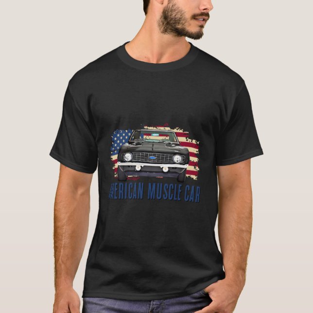 T-shirt American Muscle Car Ns (Devant)