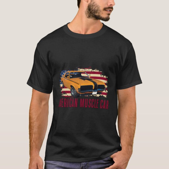 T-shirt American Muscle Car Ns (Devant)