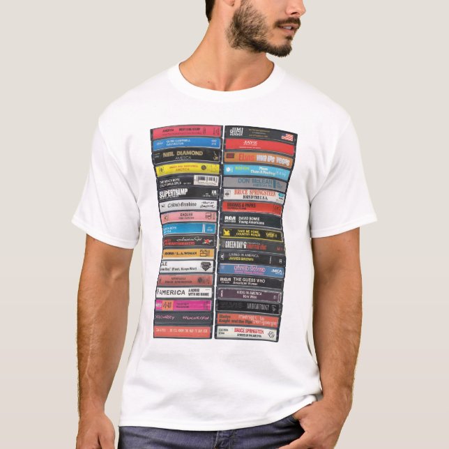 T-shirt American Music - Anthems from the USA (Devant)