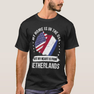 T-shirt American Patriot Dutch Flag
