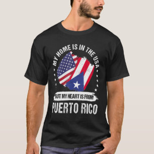 T-shirt American Patriot Porto Rico Drapeau America Puerto