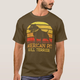 T-shirt American Pit Bull Terrier Amoureux de les chiens P