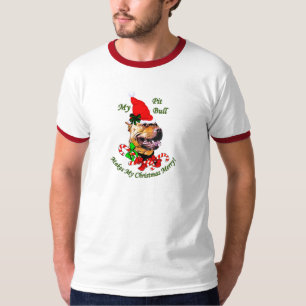 T-shirt American Pit Bull Terrier Cadeaux de Noël