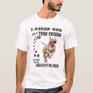 T-shirt American Pit Bull Terrier Citation Maman, Pit Papa