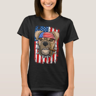 T-shirt American Pitbull Pit Bull 4 juillet Patriotic Do