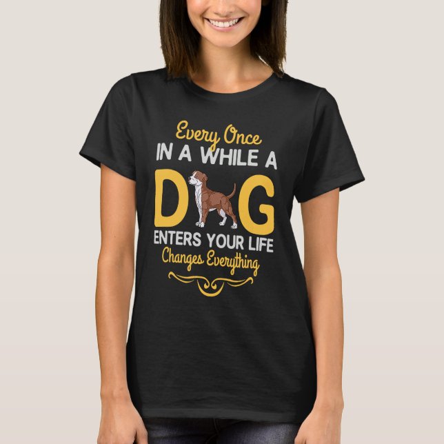T-shirt American Pitbull Terrier Dog Puppies Owner Lover   (Devant)