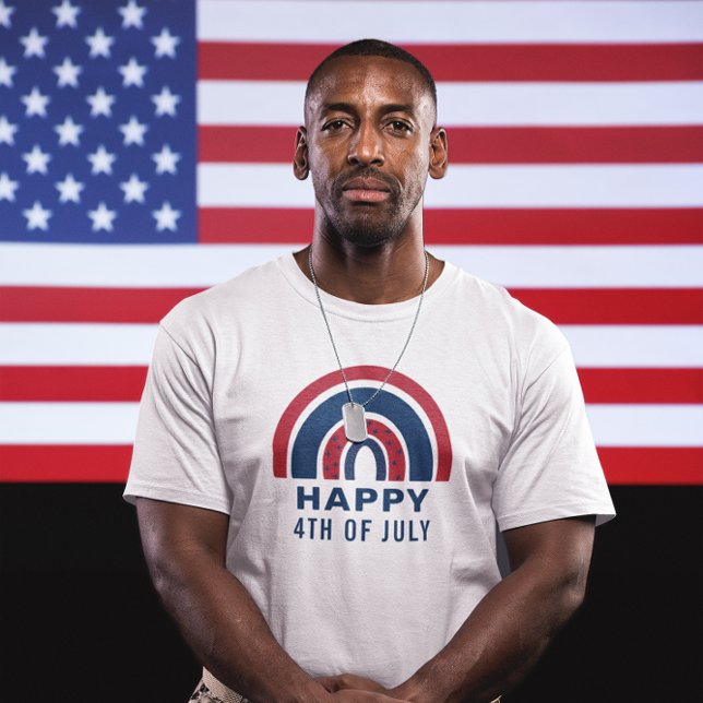 T-shirt American Rainbow USA Independence Day 4 juillet (Créateur téléchargé)