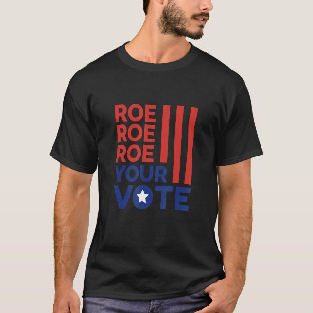 T-shirt American Reproductive Rights USA Flag Liberal (Devant)