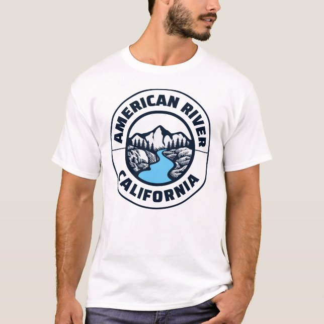 T-shirt American River California State Lovers (Devant)