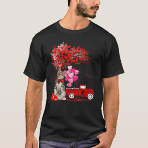 T-shirt American Shorthair Amoureux des chats Funny Heart 
