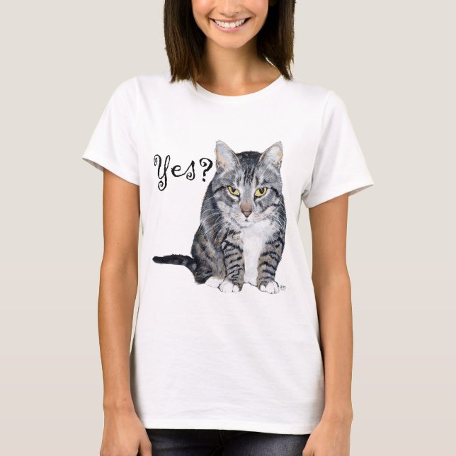 T-shirt American Shorthair - Oui? (Devant)