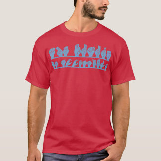 T-shirt American Sign Language Deaf ASL The Future Is Acce