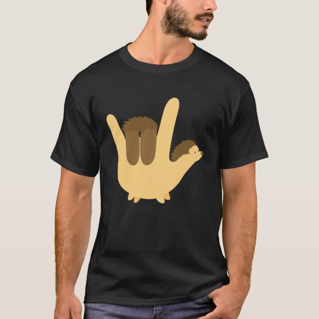 T-shirt American Sign Language I Love You Valentines  Kid (Devant)