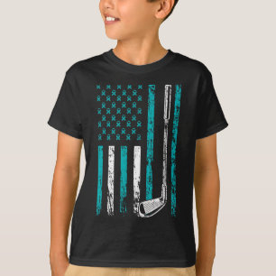 T-shirt American Sports Drapeau Mois de sensibilisation au