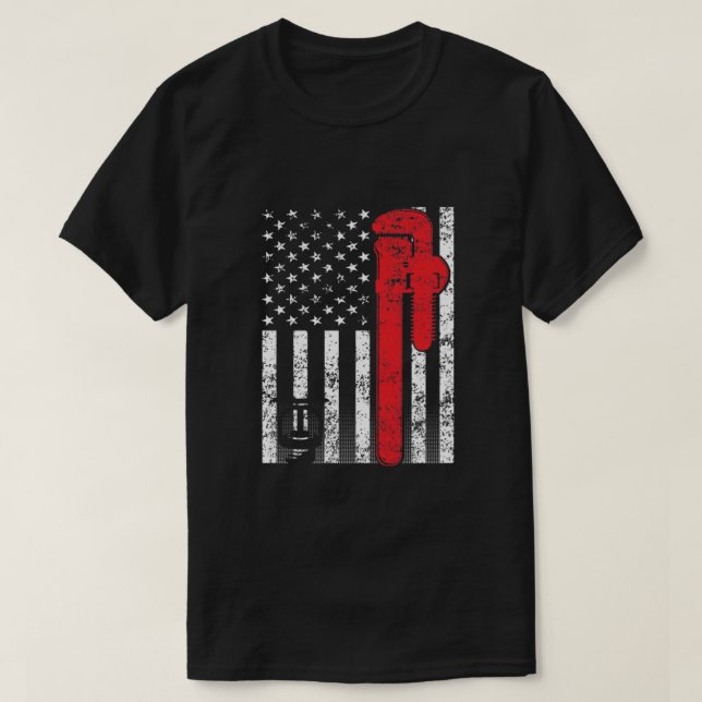 T-shirt American Sprinkler Fitter (Design devant)
