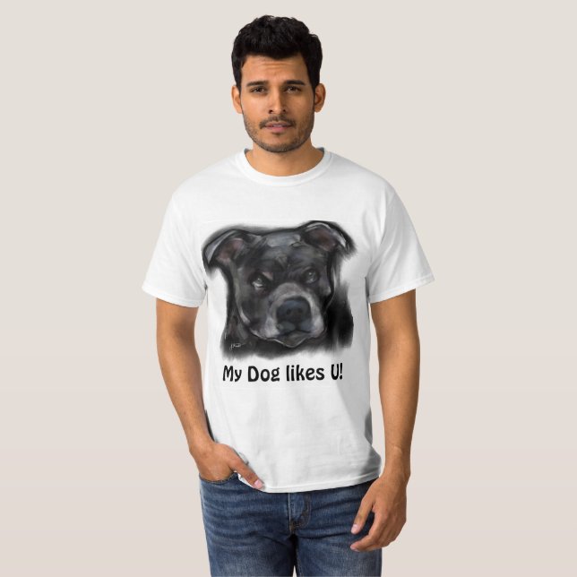 T-shirt American Staffordshire Terrier (Devant entier)