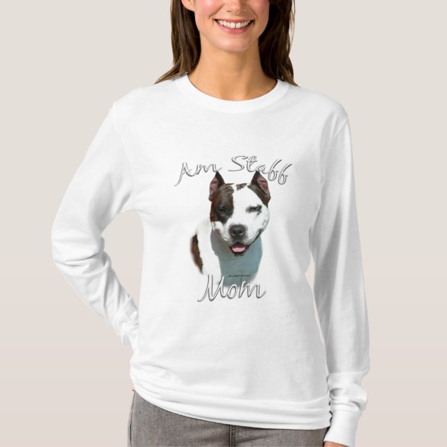 T-shirt American Staffordshire Terrier Maman 2 (Devant)