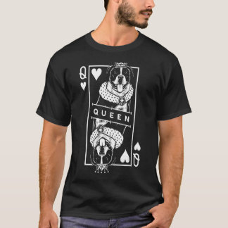T-shirt American Staffordshire Terrier Queen Of Hearts Chi