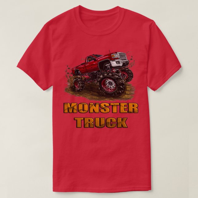 T-shirt American Super Sport Super Auto Gasser Monster Tru (Design devant)