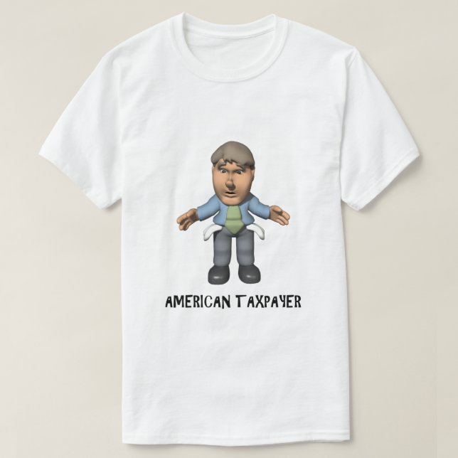 T-shirt American Taxpayeur IRS Plaisanter Taxday Humour am (Design devant)