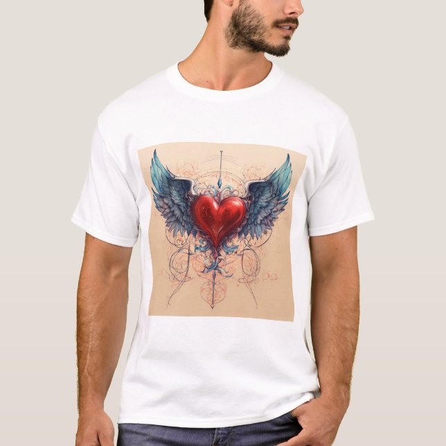 T-shirt American Traditional Tattoo Design - Bold, (Devant)