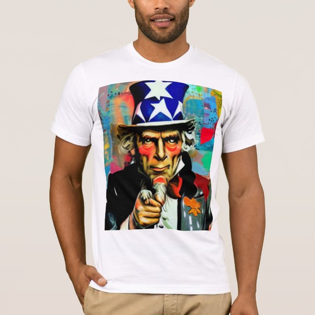 T-shirt American Uncle Sam (Devant)