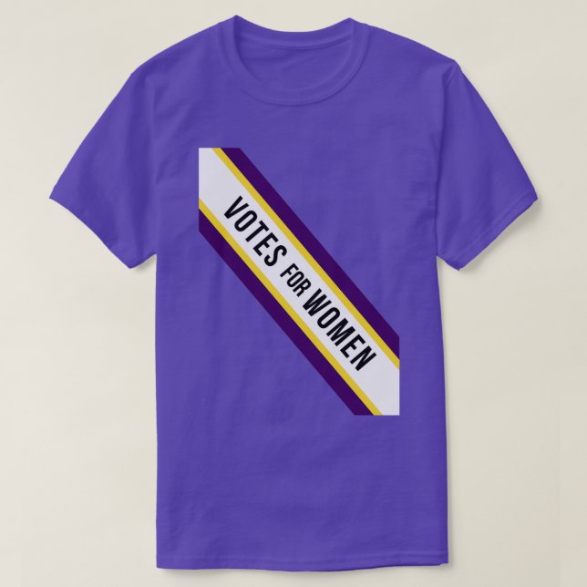 T-shirt American Votes for Women Suffragette Sash (Design devant)
