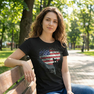 T-shirt American Watchdog - Caniche