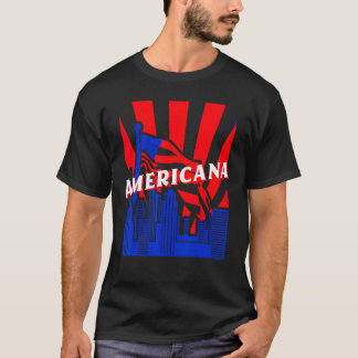 T-shirt Americana, City, Flag, BJJ, Jiu-Jitsu, MMA, Fighti