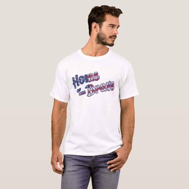 T-shirt Americana pour hommes (Devant entier)