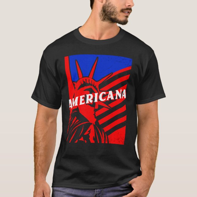 T-shirt Americana Statue of Liberty BJJ Jiu Jitsu MMA Figh (Devant)
