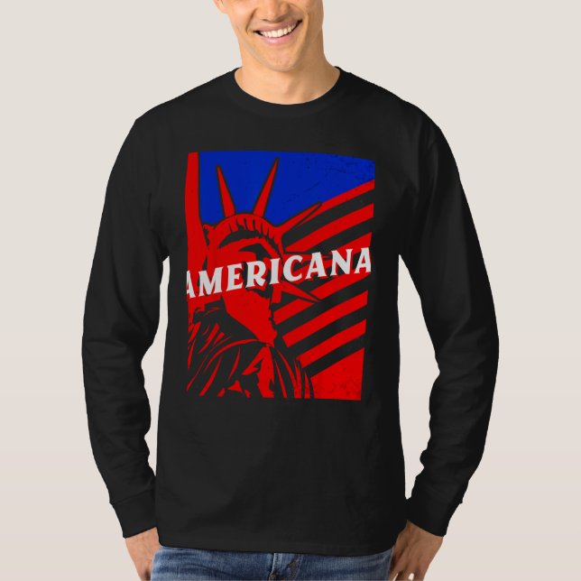 T-shirt Americana Statue of Liberty BJJ Jiu Jitsu MMA Figh (Devant)