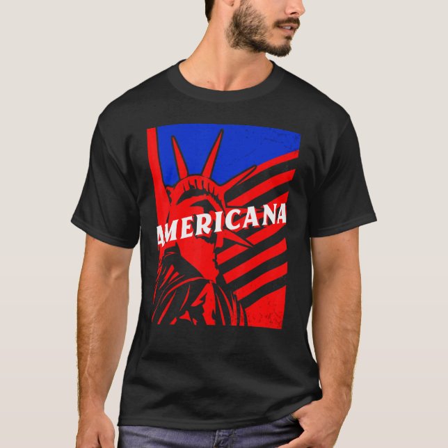 T-shirt Americana Statue of Liberty BJJ Jiu Jitsu MMA Figh (Devant)