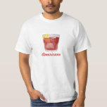 T-shirt Americano<br><div class="desc">Un verre de cocktail Americano. Ajoutez votre texte personnalisé.</div>